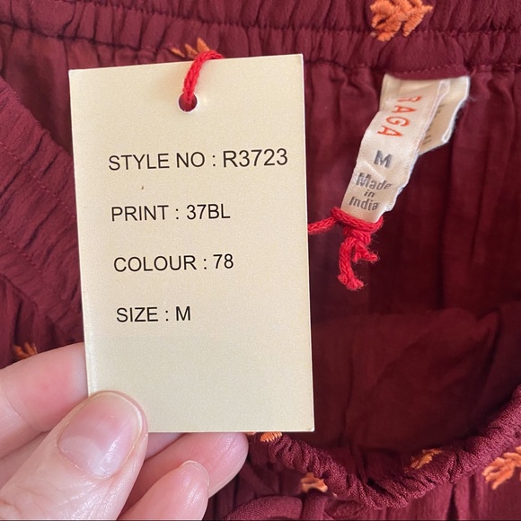 RAGA Autumn Love tiered slit skirt M - Picture 7 of 11